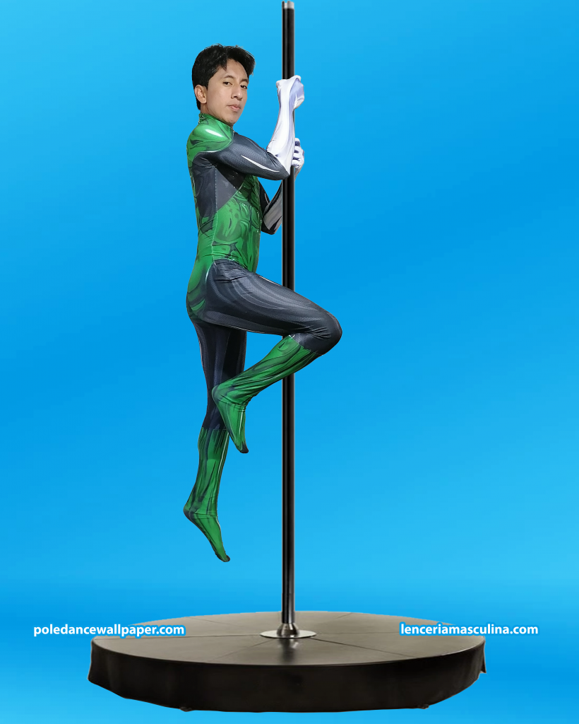 pole dance green lantern cosplay